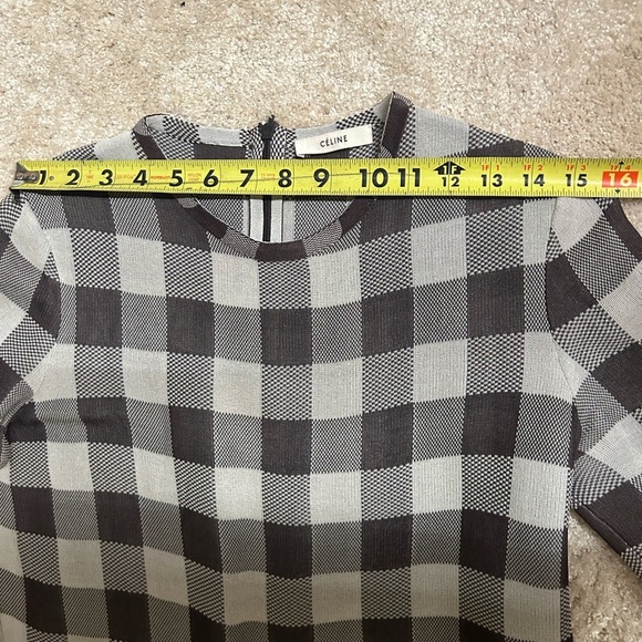 Céline by Checkered Dress size m
Runway Collection - Picture 10 of 12